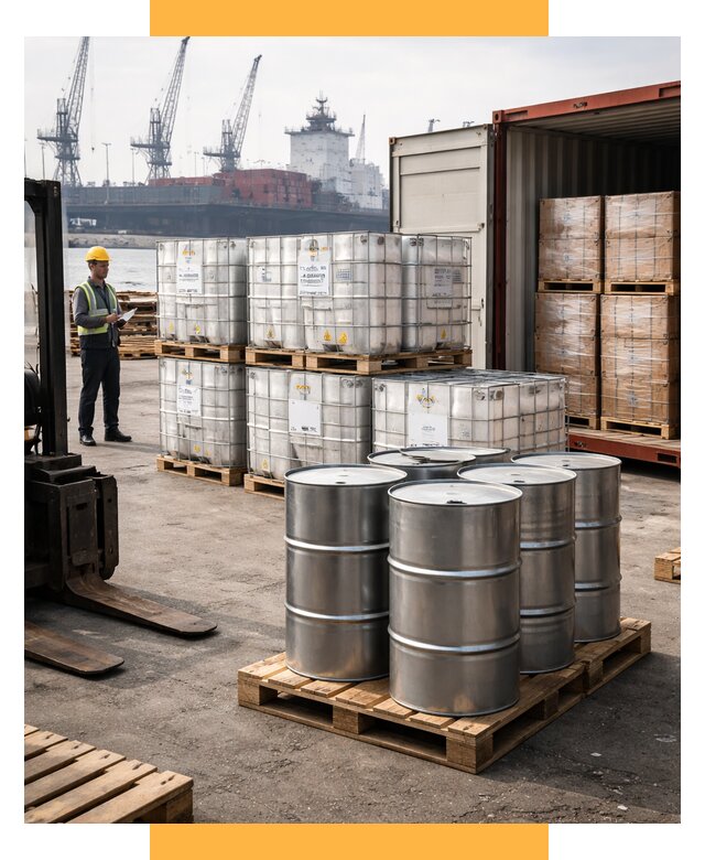 Доставка химического сырья из Индии от 260375 р. | СетСервис-Ктс