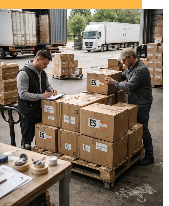 Доставка грузов в Испанию автотранспортом от 36453 руб