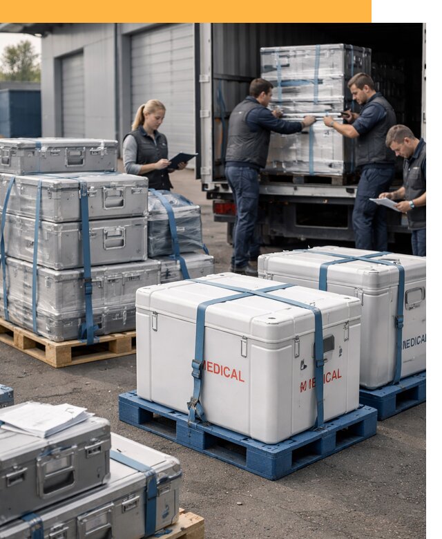 Перевозка медицинского оборудования по всему миру от 15623 руб