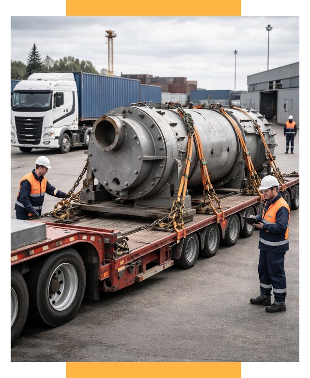 Перевозка тяжеловесных грузов под ключ от 156225 р. | СетСервис-Ктс