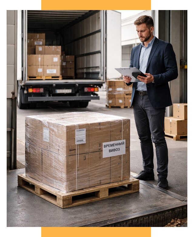 Временный вывоз товаров под ключ от 8332 р. | СетСервис-Ктс