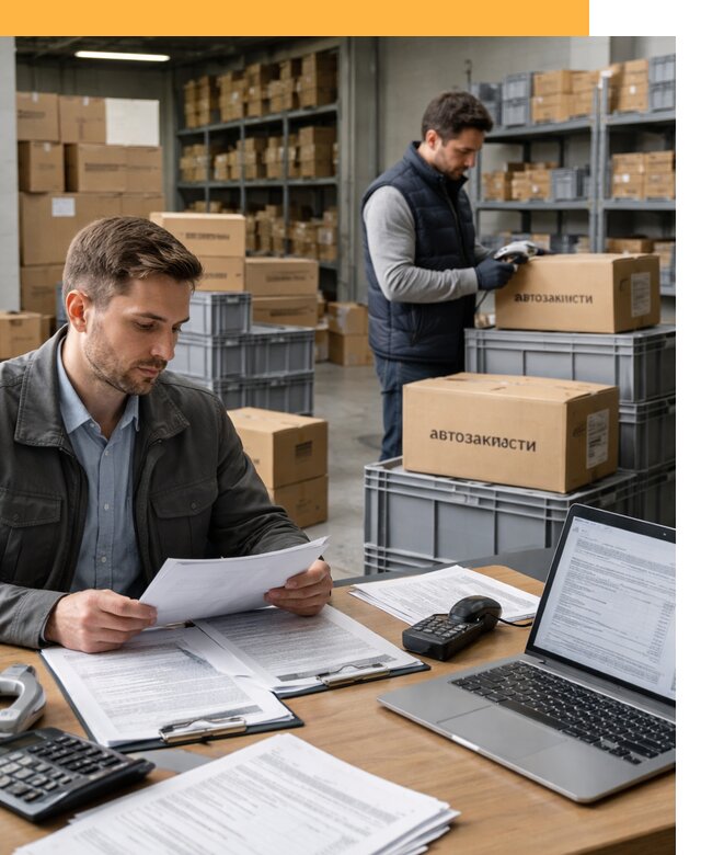 Таможенное оформление автозапчастей по выгодным тарифам от 8853