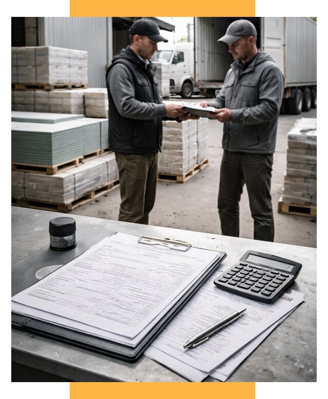 Таможенное оформление стройматериалов от 8853 р. | СетСервис-Ктс