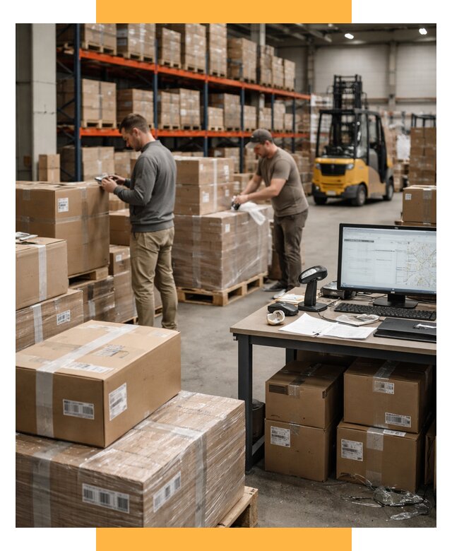 Склад консолидации в Европе от 6770 р., услуги СетСервис-Ктс